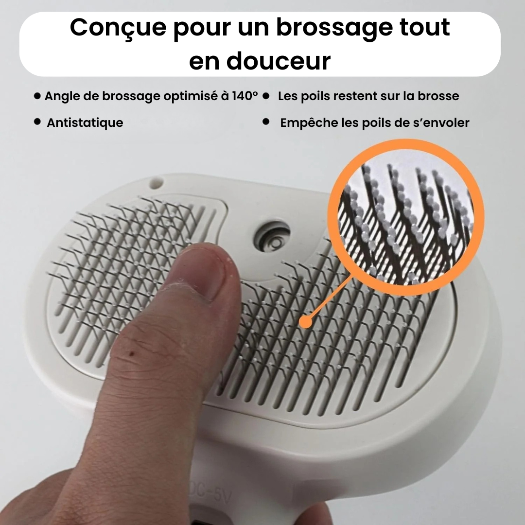Brumipoils™ – La brosse 2-en-1 qui détend et démêle